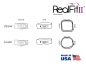 Preview: RealFit™ II snap - HČ, 1-násobná kombinace (zub 17, 16) MBT* .018"