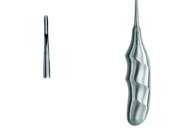 Root elevator, Anatomic handle, Medan-Bein, flat, 3 mm