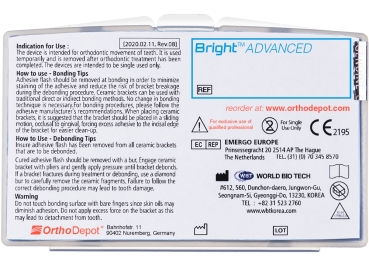 Bright™ ADVANCED, Set (HČ  3 - 3), MBT* .022"