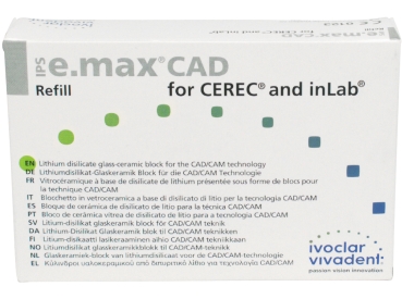 IPS e.max CAD Cer/inLab HT A2 B40 3ks
