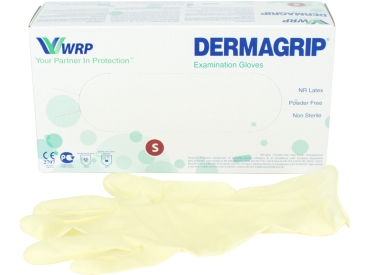 Dermagrip latex pdfr n.white Gr.S 100ks
