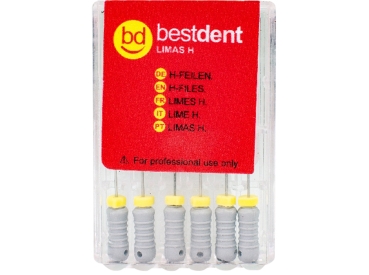 H-Files N.08 25mm Bestdent 6ks
