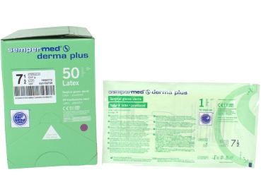 Sempermed Derma plus white 7,5 50 páru
