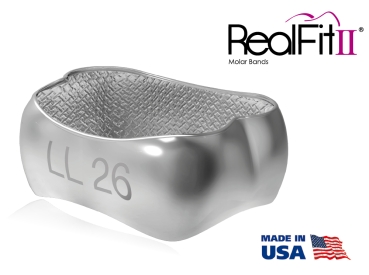 RealFit™ II snap - DČ, 2-násobná kombinace vč. Lip Bumper Tube + lingvální zámek (zub 36) MBT* .022"