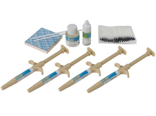 Alpha-Dent™, One-Step Ortho Adhesive, chemical cure, Syringe Kit