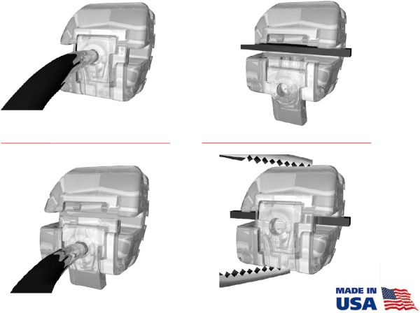 ClearSlide passive, Set (HČ / DČ  5 - 5), Roth .022"