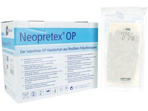 Neopretex sterilní pdfr 7,5 x dlouhý 50 párů
