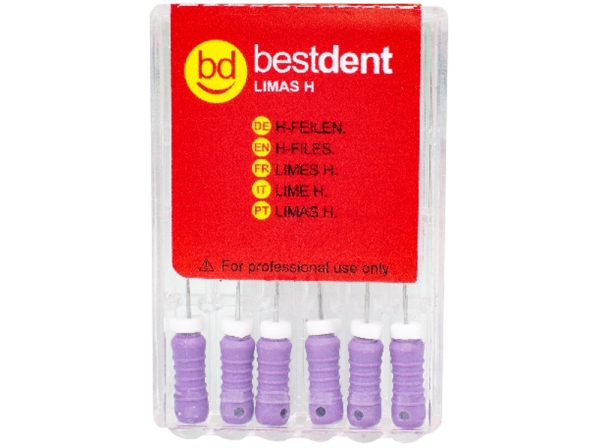 H-Files N.10 21mm Bestdent 6ks
