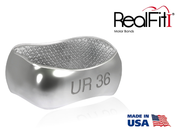 RealFit™ I - DČ, 2-násobná kombinace + lingvální zámek (zub 46) Roth .018"