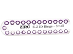 Oznacovací kroužky EZ-ID malé n-fialové 25ks